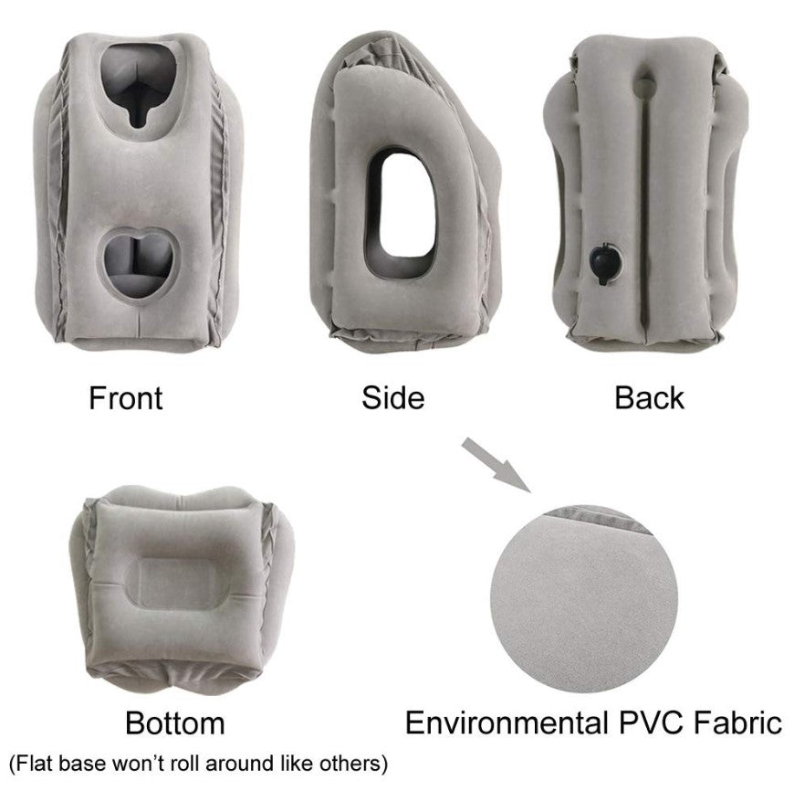 Myblexy AirHug™Inflatable Pillow in a Carry Bag