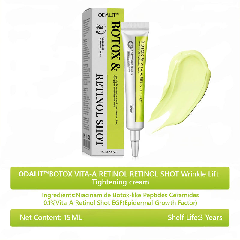 Botox & Retinol Shot - Eraser for Deep Wrinkles, Sagging Jowls & Puffy Eyes