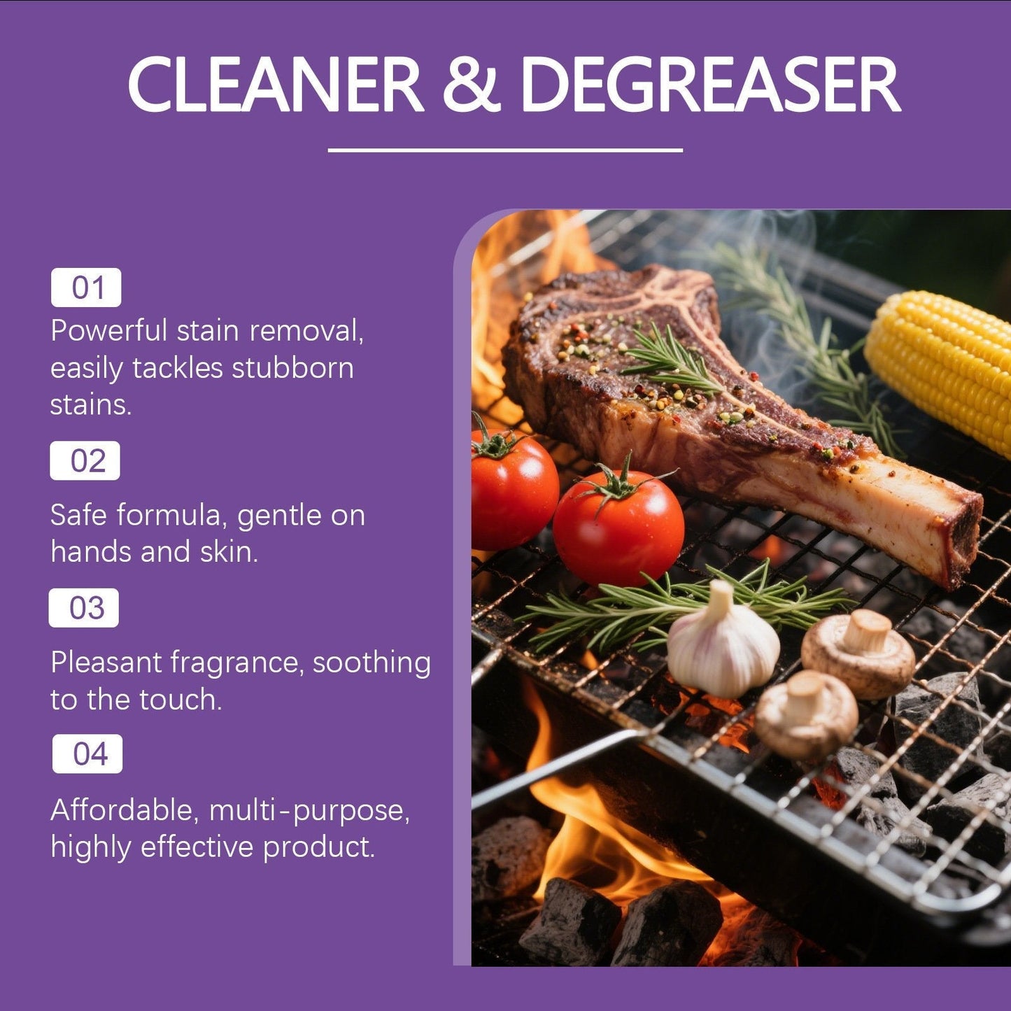 Fast-Acting Heavy-Duty Grill Degreaser Spray