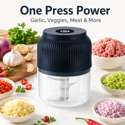 Mini Electric Food Chopper | Chop, Blend & Prep in Seconds