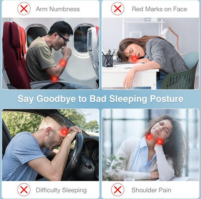 Myblexy AirHug™Inflatable Pillow in a Carry Bag