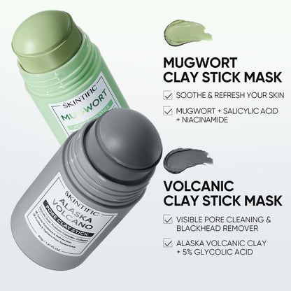 Blackhead Control & Acne Care Deep Cleansing Clay Stick ( Duo Set 2pcs )