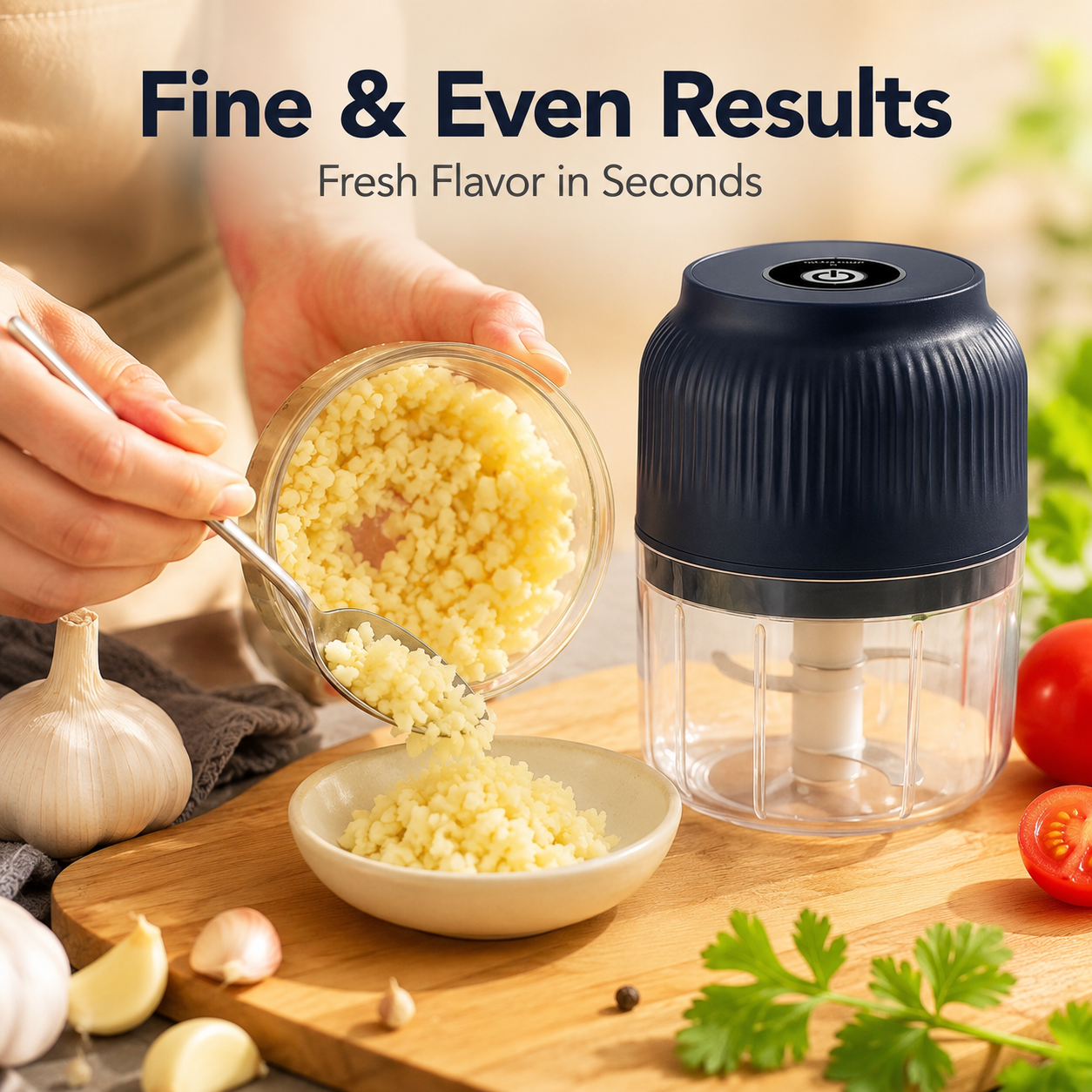 Mini Electric Food Chopper | Chop, Blend & Prep in Seconds