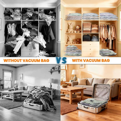 PackMate™ — Cordless Travel Vacuum Storage Compression Bag Set