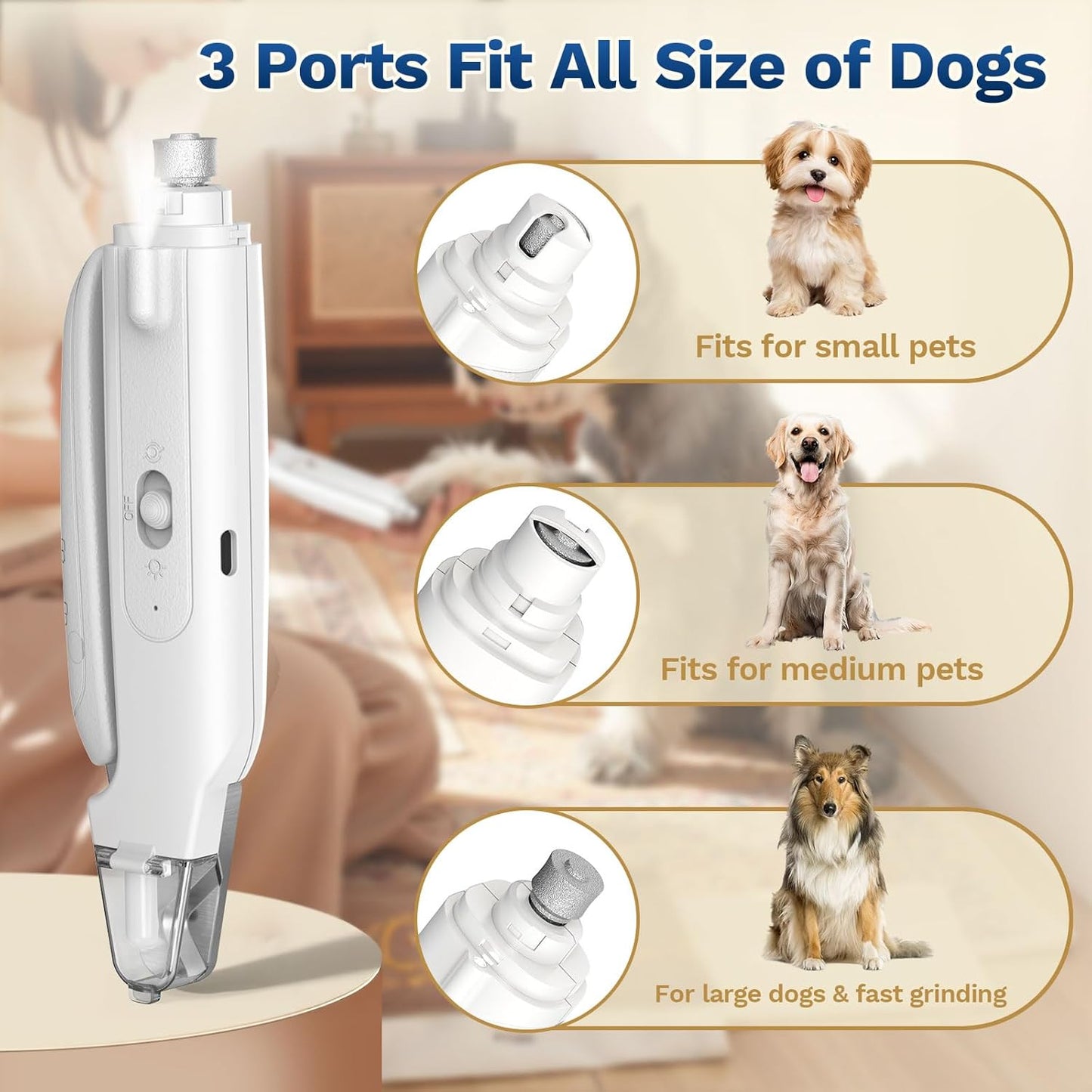 Multifunctional Pet Nail Clipper & Grinder