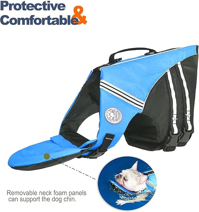 Dog Swimming Jacket - Float, Comfort & Protection