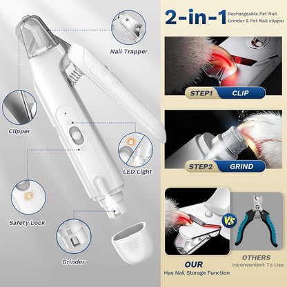 Multifunctional Pet Nail Clipper & Grinder