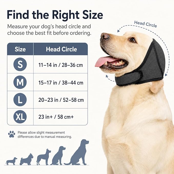 Calming Ear Wrap for Dogs | Anxiety & Noise Relief