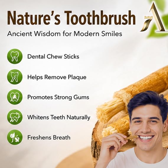 Natural Miswak Sticks | Fresh Breath & Healthy Smile