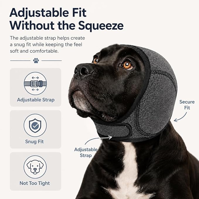 Calming Ear Wrap for Dogs | Anxiety & Noise Relief