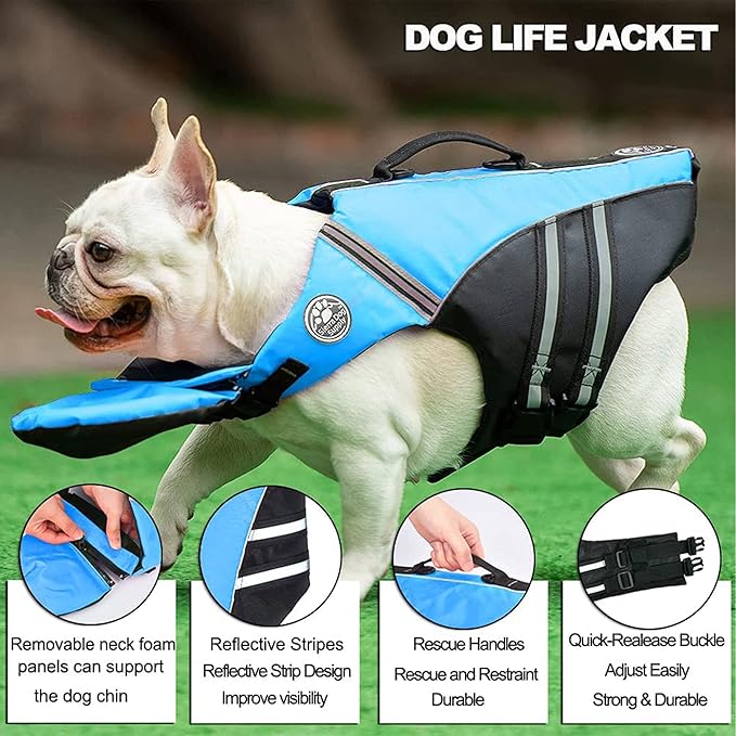 Dog Swimming Jacket - Float, Comfort & Protection