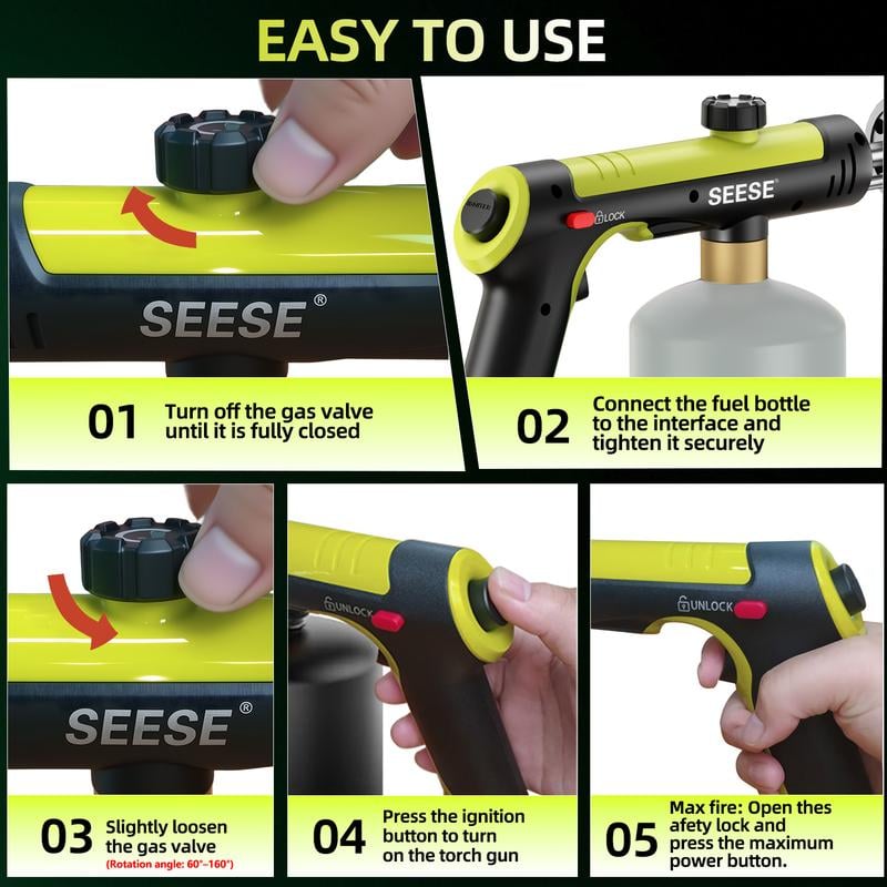 Powerful Propane Torch Gun
