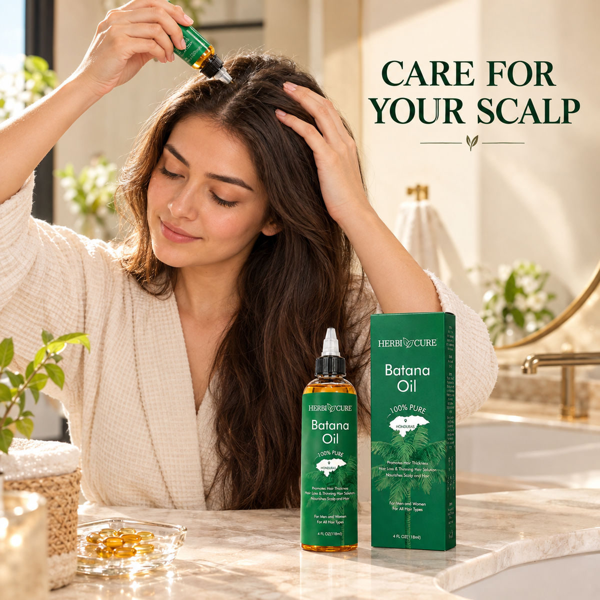Batana oil +  Pumpkin Oil Tablets