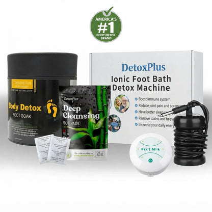 DetoxPlus Package - 🔥detox machine+10 packs patches+5 bottle beads