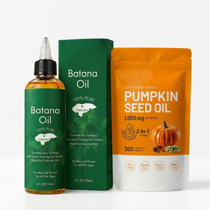 Batana oil +  Pumpkin Oil Tablets