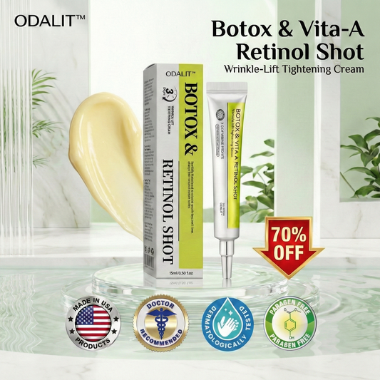 Botox & Retinol Shot - Eraser for Deep Wrinkles, Sagging Jowls & Puffy Eyes