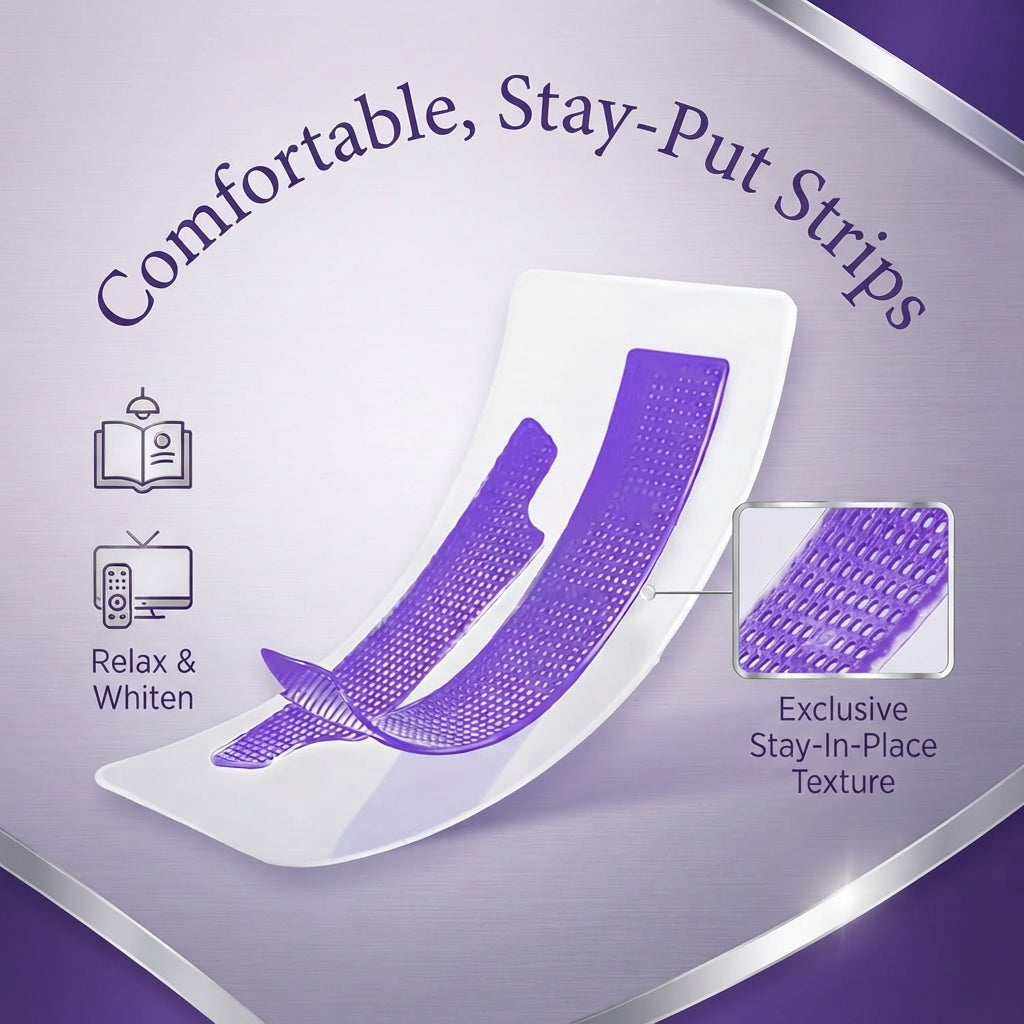 DrDent™ Purple Strips — Brighten Your Smile. Boost Your Confidence.