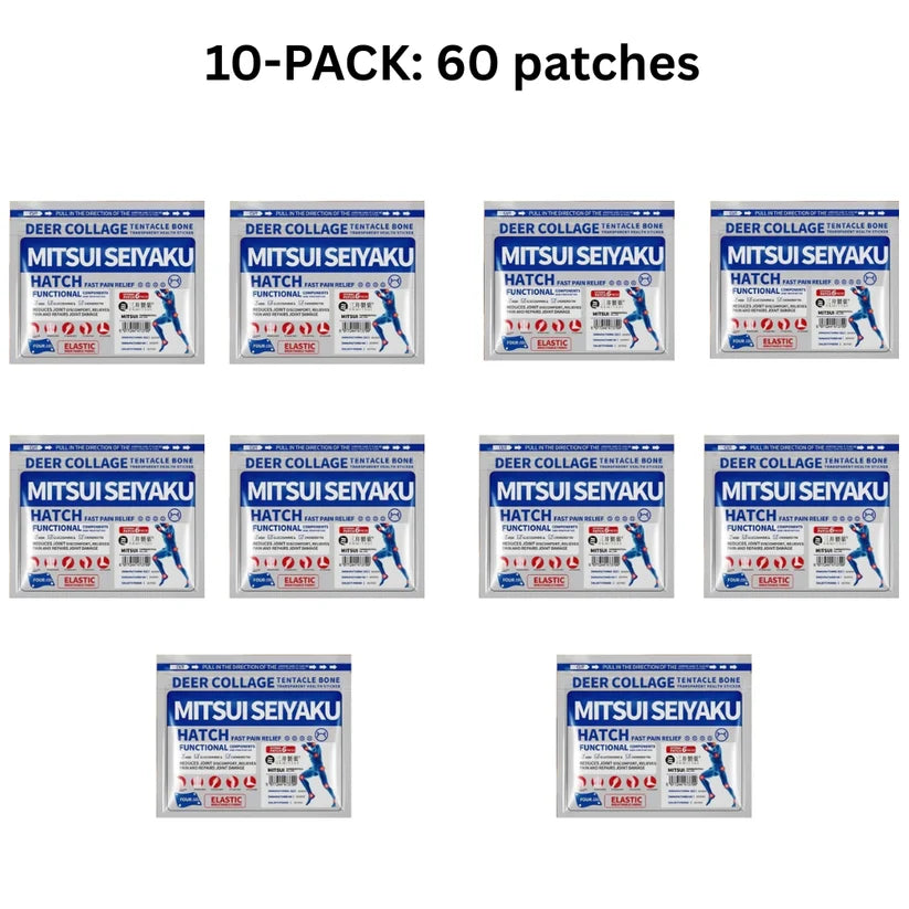 Japanese Pain Relief Patch – Drug-Free Relief for Back, Neck & Joints