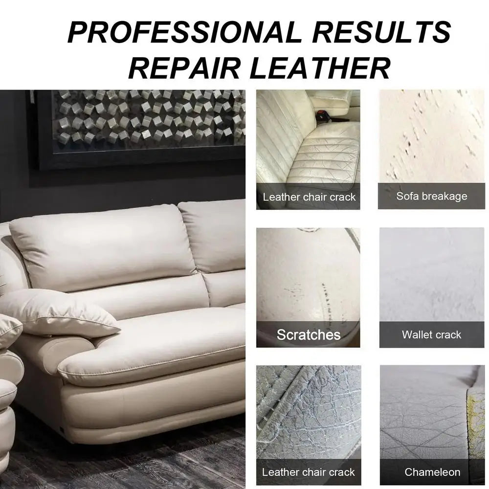 Leather & Vinyl Recoloring Balm — Fix Cracks, Tears & Scratches in Minutes