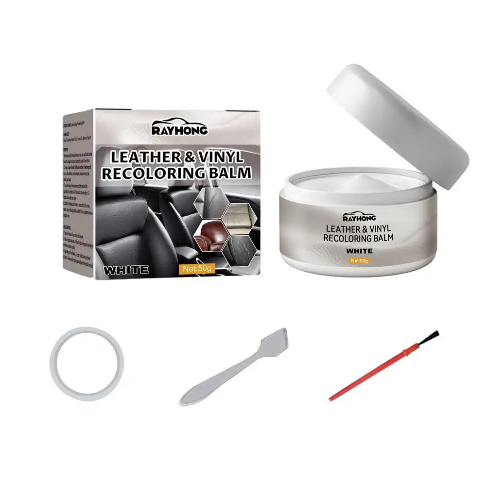 Leather & Vinyl Recoloring Balm — Fix Cracks, Tears & Scratches in Minutes