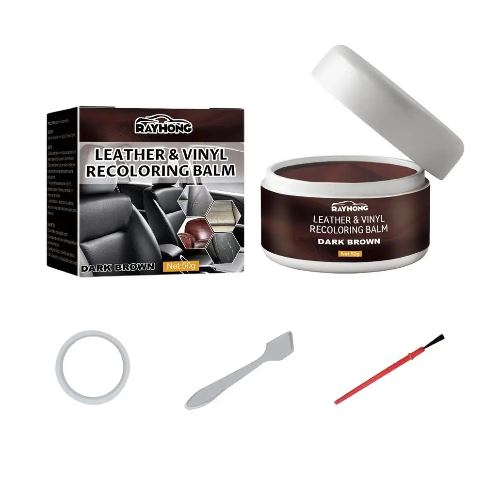 Leather & Vinyl Recoloring Balm — Fix Cracks, Tears & Scratches in Minutes