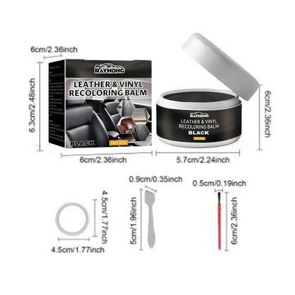 Leather & Vinyl Recoloring Balm — Fix Cracks, Tears & Scratches in Minutes