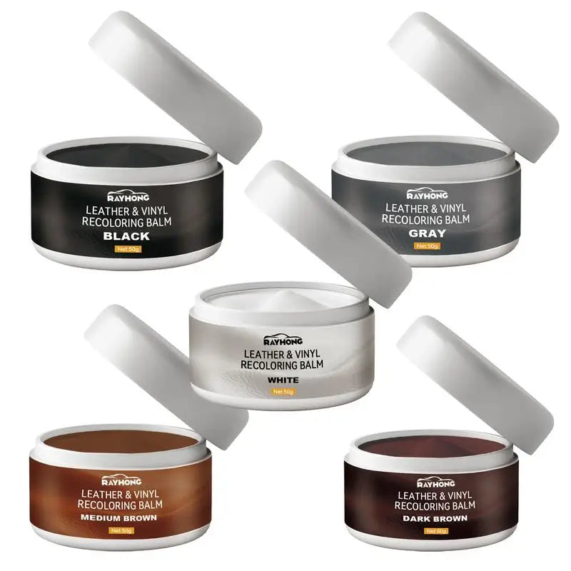 Leather & Vinyl Recoloring Balm — Fix Cracks, Tears & Scratches in Minutes