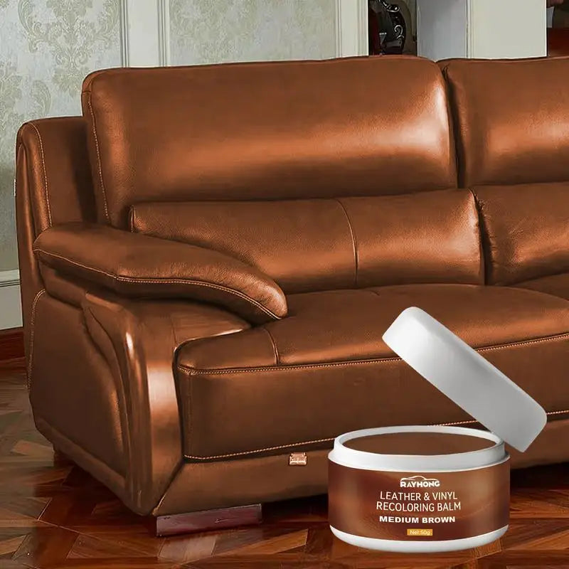 Leather & Vinyl Recoloring Balm — Fix Cracks, Tears & Scratches in Minutes