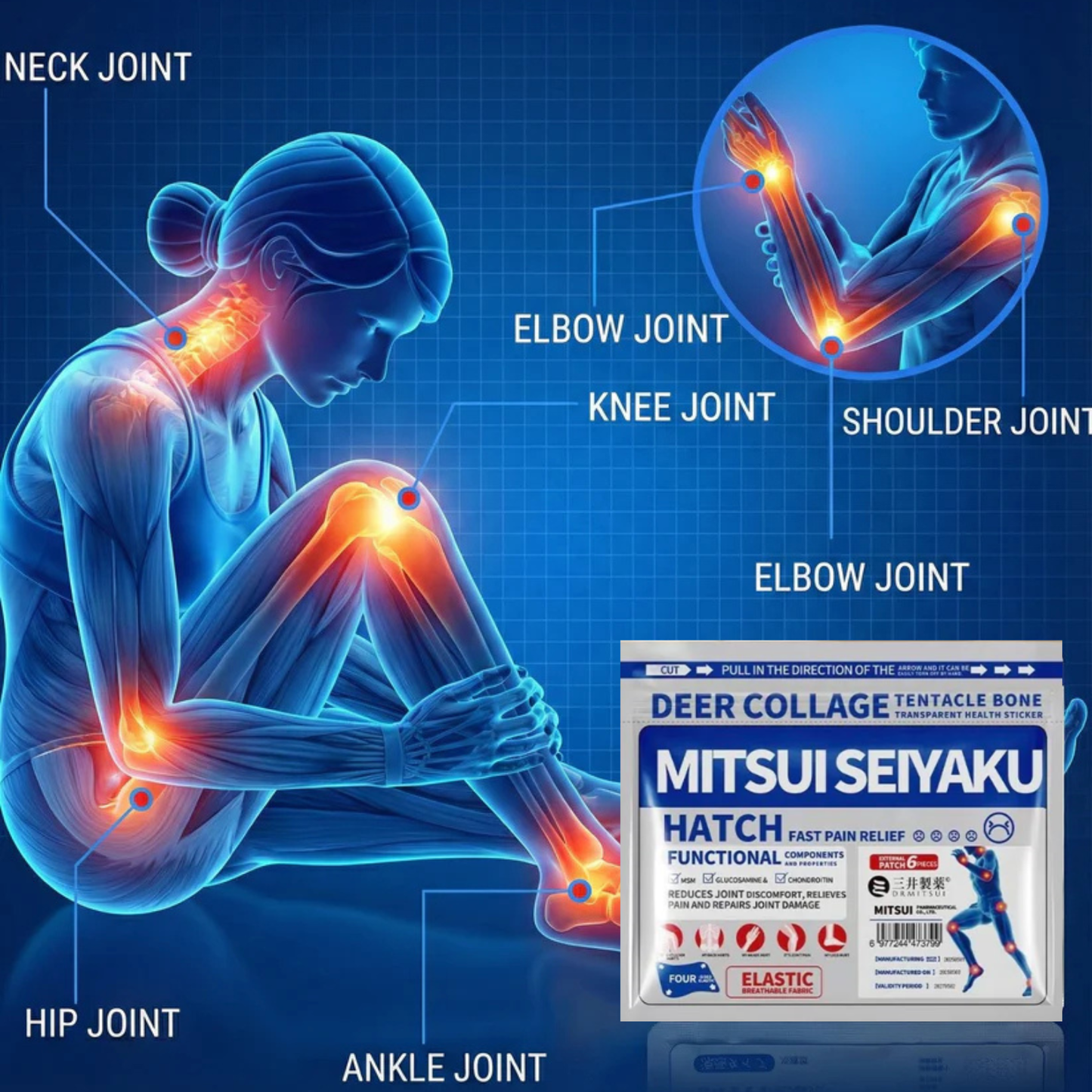 Japanese Thermal Patch- Relief Pain in Minutes