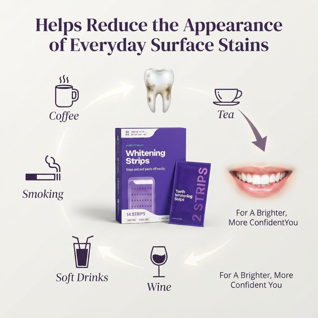 DrDent™ Purple Strips — Brighten Your Smile. Boost Your Confidence.