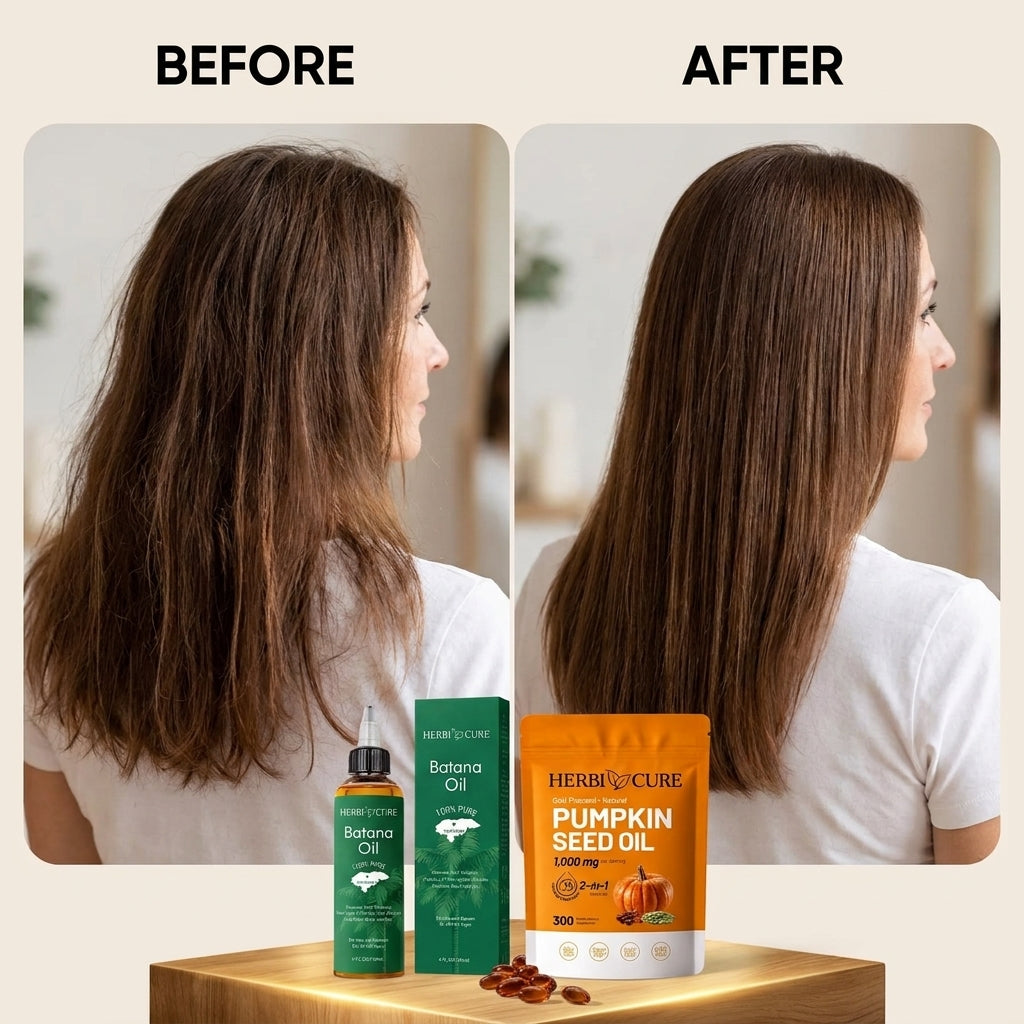 Batana oil +  Pumpkin Oil Tablets