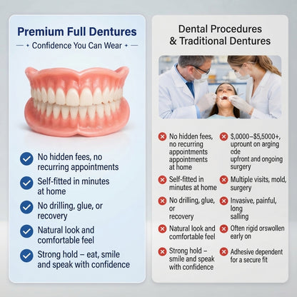 Complete Denture Set — Eat, Smile & Speak with Confidence
