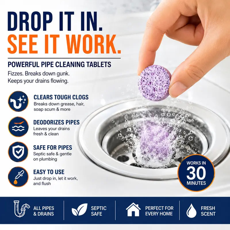 FlowPure™ Pipe Cleaner Tablets