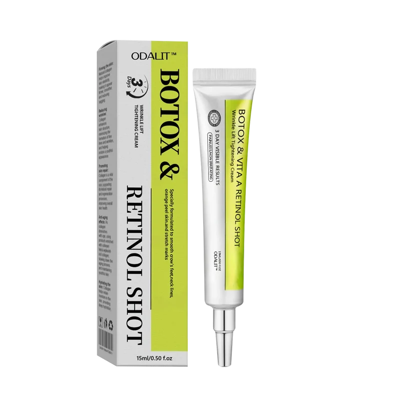 Botox & Retinol Shot - Eraser for Deep Wrinkles, Sagging Jowls & Puffy Eyes