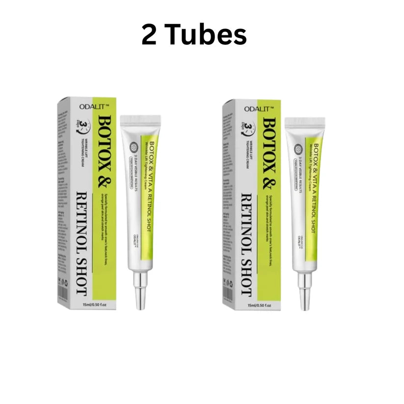 Botox & Retinol Shot - Eraser for Deep Wrinkles, Sagging Jowls & Puffy Eyes