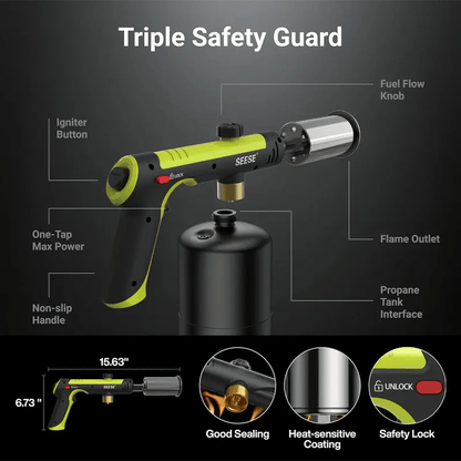 Powerful Propane Torch Gun