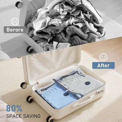 PackMate™ — Cordless Travel Vacuum Storage Compression Bag Set
