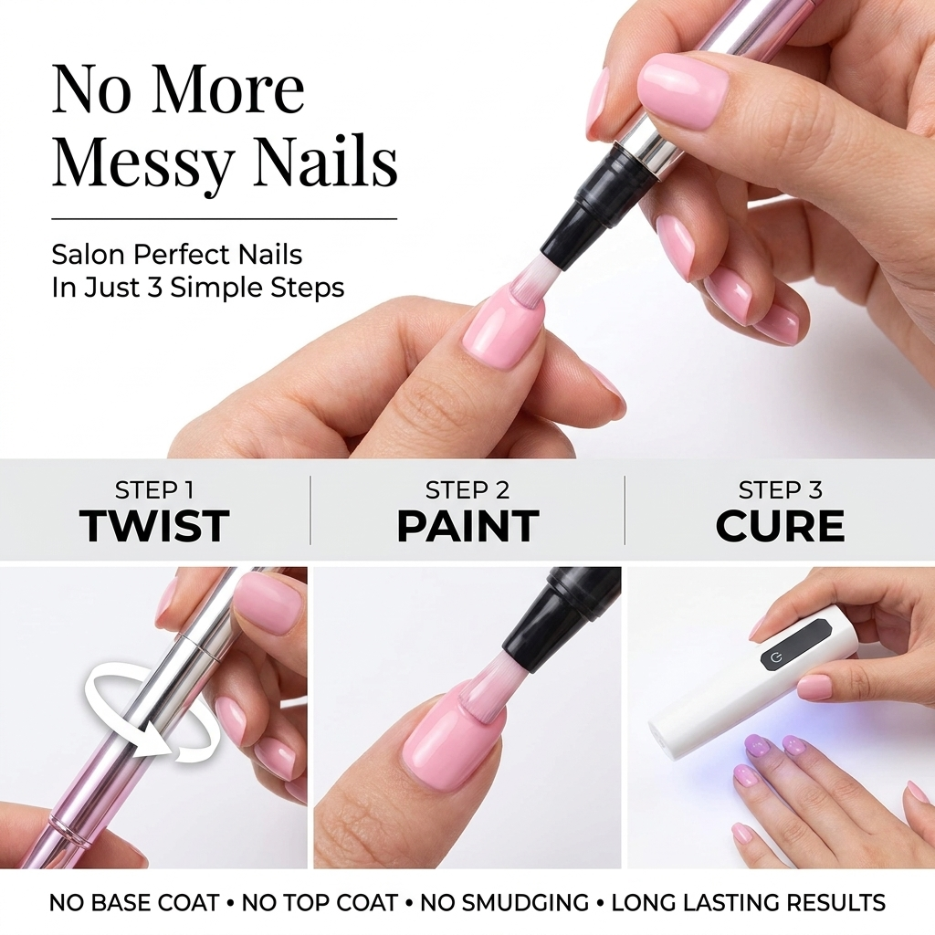 NailGo™ – Twist, Paint, Cure, Done in Minutes