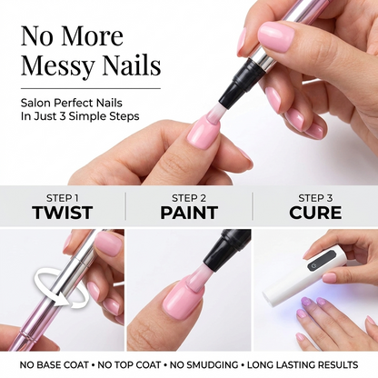 NailGo™ – Twist, Paint, Cure, Done in Minutes