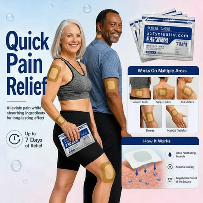 Japanese Pain Relief Patch – Drug-Free Relief for Back, Neck & Joints