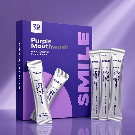 Purple Mouthwash – Brighter-Looking Smile